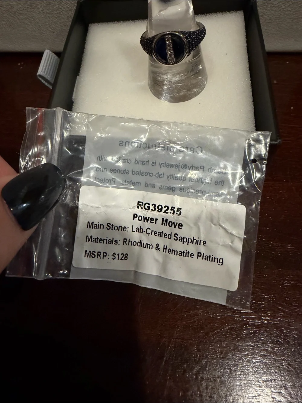 Power Move: Sapphire on Rhodium